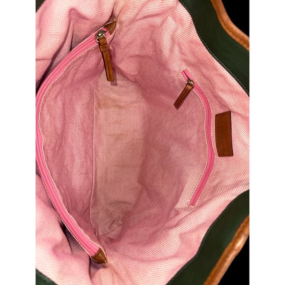 Dooney & Bourke Kristen Tote K0263269 Dark Green Florentine Leather Shoulder Bag - Picture 9 of 12